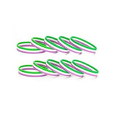 Genderqueer Pride Rubber Wristband (Set Of 3)